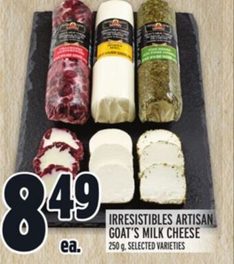 Metro Irresistibles artisan goat's milk cheese offer