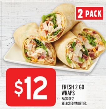 Metro Fresh 2 go wraps offer