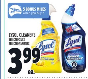 Metro Lysol cleaners offer