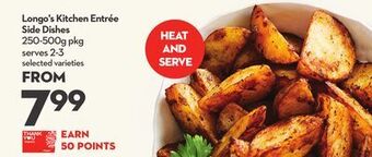 Longo's Longo's kitchen entrée side dishes offer