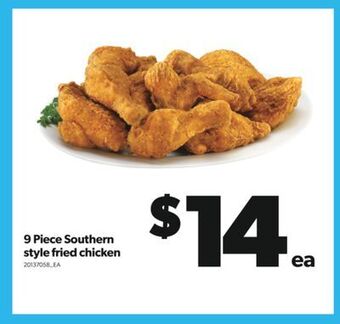 Real Canadian Superstore 9 piece southern style fried chicken offer