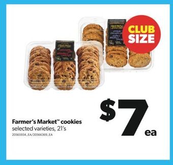Real Canadian Superstore Farmer's market™ cookies, 21's offer