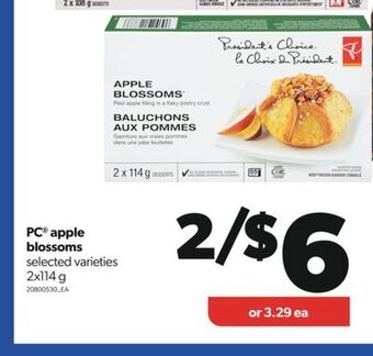 Real Canadian Superstore Pc® apple blossoms, 2x114 g offer