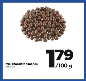 Real Canadian Superstore Milk chocolate almonds offer