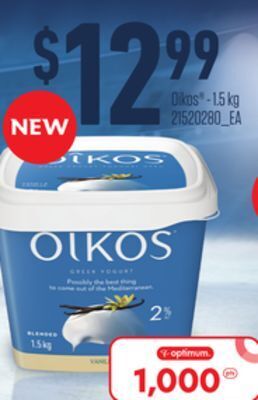 Loblaws Oikos, 1.5 kg offer