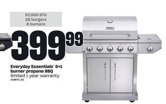 Loblaws Everyday essentials 5+1 burner propane bbq offer