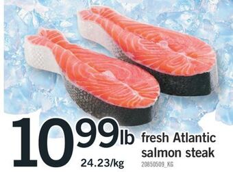 Fortinos Fresh atlantic salmon steak offer