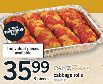 Fortinos Cabbage rolls offer