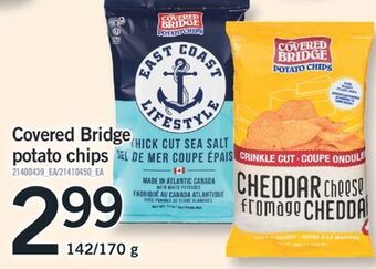 Fortinos Covered bridge potato chips, 142/170 g offer