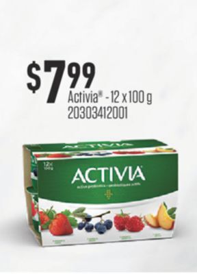 Fortinos Activia®, 12 x 100 g offer