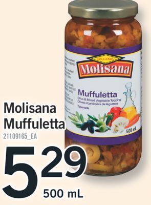 Fortinos Molisana muffuletta, 500 ml offer