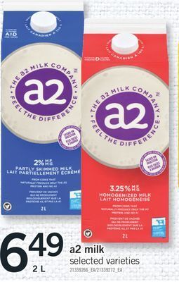 Fortinos A2 milk, 2l offer