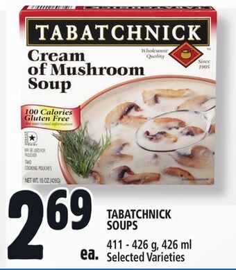 Metro Tabatchnick soups offer