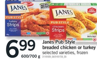 Fortinos Janes pub style breaded chicken or turkey offer