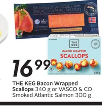 Sobeys The keg bacon wrapped scallops offer