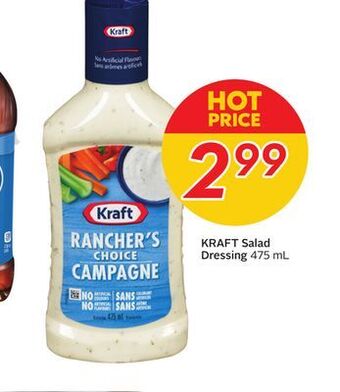 Sobeys Kraft salad dressing offer