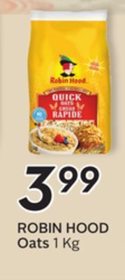 Sobeys Robin hood oats offer