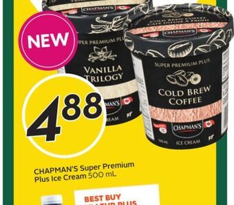 Sobeys Chapman's super premium plus ice cream offer