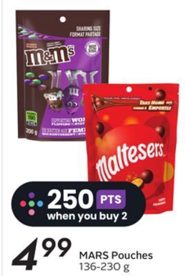 Sobeys Mars pouches offer