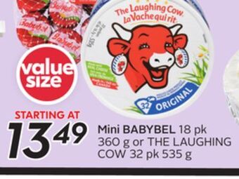 Sobeys Mini babybel offer