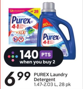 Sobeys Purex laundry detergent offer