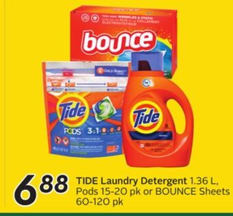 Sobeys Tide laundry detergent offer