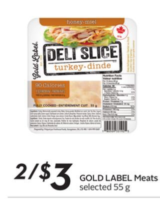 Sobeys Gold label meats offer