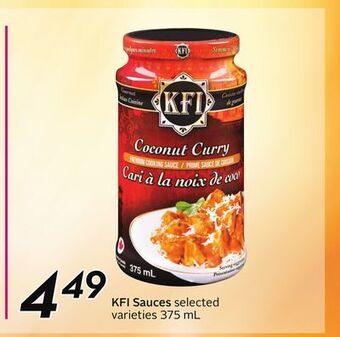 Sobeys Kfi sauces offer