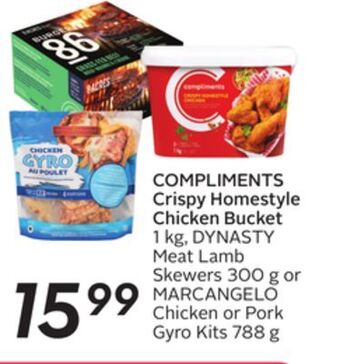 Sobeys Compliments crispy homestyle chicken bucket offer