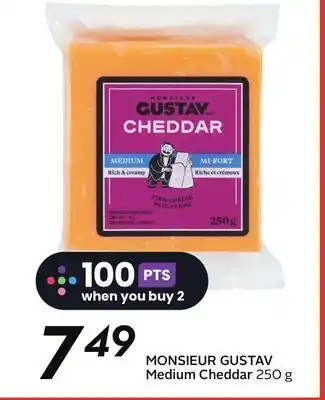 Sobeys Monsieur gustav medium cheddar offer