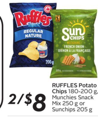 Sobeys Ruffles potato chips offer