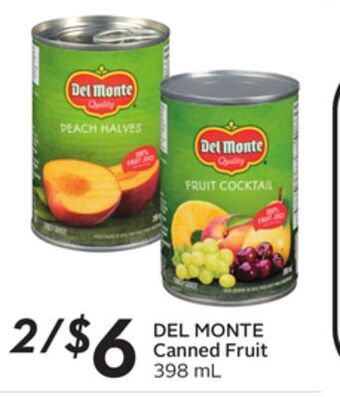 Sobeys Del monte canned fruit offer