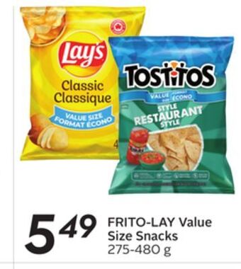 Sobeys Frito-lay value size snacks offer