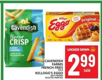 Food Basics Cavendish farms french fries or kellogg's eggo offer