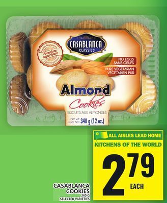 Food Basics Casablanca cookies offer