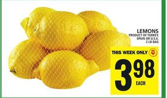 Food Basics Lemons offer