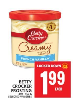 Food Basics Betty crocker frosting offer