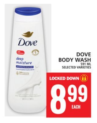 Food Basics Dove body wash offer