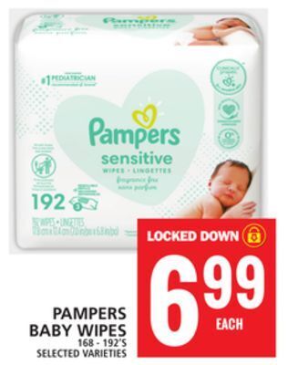 Food Basics Pampers baby wipes offer