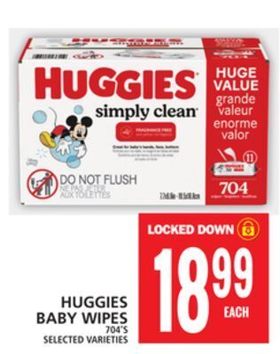 Food Basics Huggies baby wipes offer