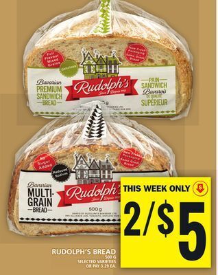 Food Basics Rudolph's bread offer