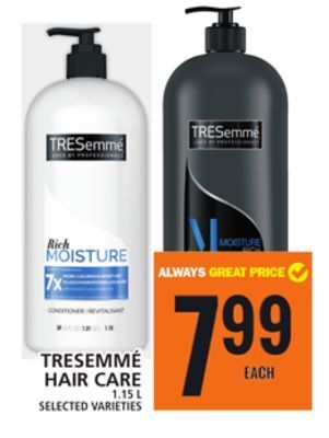 Food Basics Tresemmé hair care offer