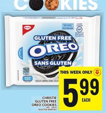 Food Basics Christie gluten free oreo cookies offer