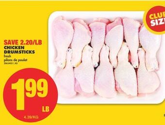 No Frills Chicken drumsticks offer
