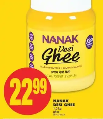 No Frills Nanak desi ghee, 1.6 kg offer