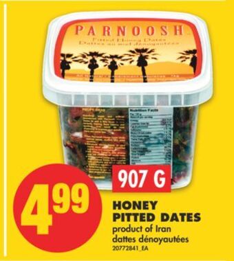 No Frills Honey pitted dates, 907 g offer