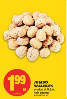 No Frills Jumbo walnuts offer