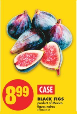 No Frills Black figs offer