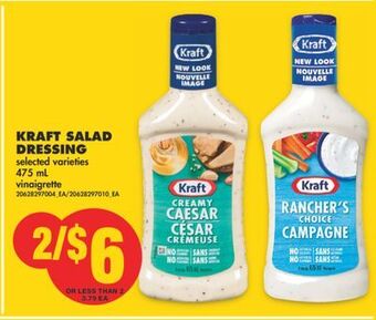 No Frills Kraft salad dressing, 475 ml offer