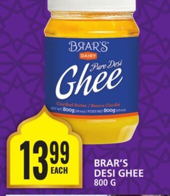 Food Basics Brar's desi ghee offer